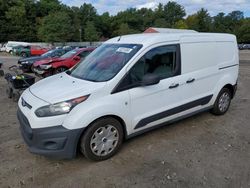 Salvage trucks for sale at Mendon, MA auction: 2016 Ford Transit Connect XL