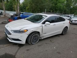 Ford salvage cars for sale: 2018 Ford Fusion SE Hybrid