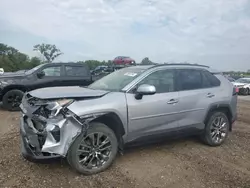 Salvage cars for sale at Des Moines, IA auction: 2019 Toyota Rav4 XLE Premium