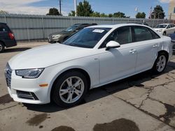 Salvage cars for sale at Littleton, CO auction: 2018 Audi A4 Premium