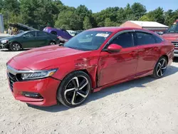 Honda salvage cars for sale: 2018 Honda Accord Sport