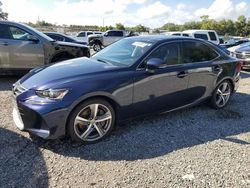 Salvage cars for sale at Riverview, FL auction: 2018 Lexus IS 300