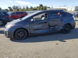 Salvage cars for sale at Martinez, CA auction: 2014 Toyota Prius