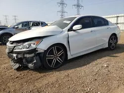 Salvage cars for sale at Elgin, IL auction: 2016 Honda Accord Sport