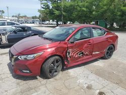 Nissan salvage cars for sale: 2021 Nissan Sentra SR