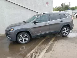 Jeep salvage cars for sale: 2019 Jeep Cherokee Limited