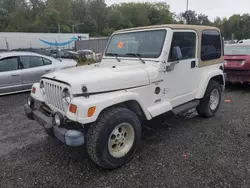 Jeep salvage cars for sale: 1998 Jeep Wrangler / TJ Sahara