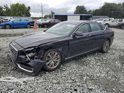 Salvage cars for sale at Mebane, NC auction: 2018 Genesis G80 Base