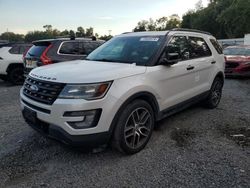 Ford Explorer salvage cars for sale: 2016 Ford Explorer Sport