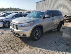 Toyota salvage cars for sale: 2016 Toyota Highlander XLE