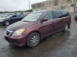 Salvage cars for sale at Fredericksburg, VA auction: 2010 Honda Odyssey EXL