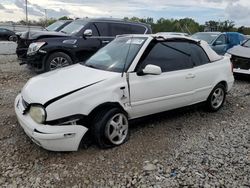 Volkswagen Vehiculos salvage en venta: 2000 Volkswagen Cabrio GLS