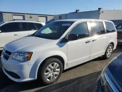 Salvage cars for sale at Vallejo, CA auction: 2019 Dodge Grand Caravan SE