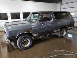 Salvage cars for sale at Blaine, MN auction: 1988 Dodge Ramcharger AW-100