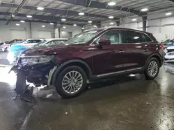 Salvage cars for sale at Ham Lake, MN auction: 2018 Lincoln MKX Select