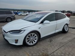 Salvage cars for sale at Grand Prairie, TX auction: 2020 Tesla Model X