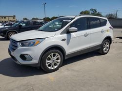 Ford salvage cars for sale: 2018 Ford Escape SE