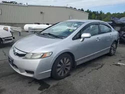 Salvage cars for sale at Exeter, RI auction: 2010 Honda Civic EXL