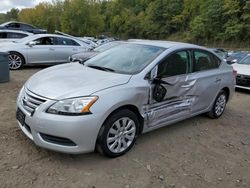 Salvage cars for sale at Marlboro, NY auction: 2014 Nissan Sentra S