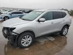 Salvage cars for sale at Grand Prairie, TX auction: 2015 Nissan Rogue S