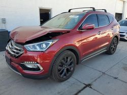 Salvage Cars with No Bids Yet For Sale at auction: 2017 Hyundai Santa FE Sport