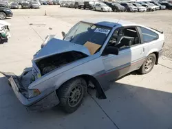 Salvage cars for sale at Farr West, UT auction: 1987 Honda Civic 1500 CRX