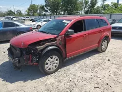 Salvage cars for sale at Riverview, FL auction: 2016 Dodge Journey SE