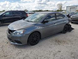 Salvage cars for sale at Kansas City, KS auction: 2018 Nissan Sentra S