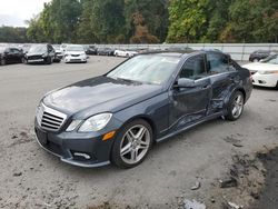 Mercedes-Benz salvage cars for sale: 2011 Mercedes-Benz E 350 4matic