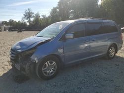 Salvage cars for sale at Waldorf, MD auction: 2007 Honda Odyssey EX