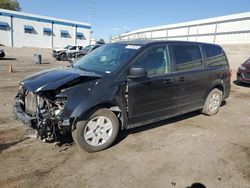 Salvage cars for sale at Albuquerque, NM auction: 2012 Dodge Grand Caravan SE