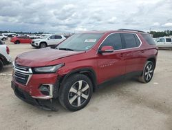 Salvage cars for sale at Houston, TX auction: 2022 Chevrolet Traverse LT