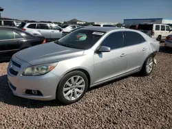 Chevrolet salvage cars for sale: 2013 Chevrolet Malibu 2LT