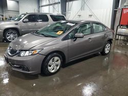 Salvage cars for sale at Ham Lake, MN auction: 2015 Honda Civic LX