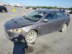 Salvage cars for sale at Grand Prairie, TX auction: 2009 Mitsubishi Lancer Ralliart