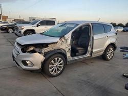 Salvage cars for sale at Grand Prairie, TX auction: 2018 Ford Escape Titanium