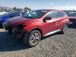 Salvage cars for sale at Reno, NV auction: 2016 Nissan Murano S