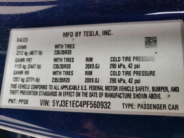 2023 Tesla Model 3