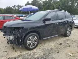 Nissan salvage cars for sale: 2018 Nissan Pathfinder S