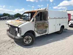 Salvage trucks for sale at Chambersburg, PA auction: 2002 GMC Savana Cutaway G3500