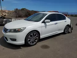 Carros con título limpio a la venta en subasta: 2015 Honda Accord Sport