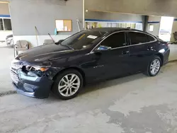 Chevrolet salvage cars for sale: 2017 Chevrolet Malibu LT