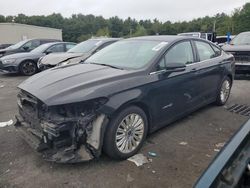 Salvage cars for sale at Exeter, RI auction: 2016 Ford Fusion SE Hybrid