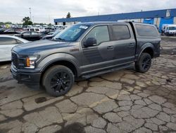 Salvage cars for sale at Woodhaven, MI auction: 2019 Ford F150 Supercrew