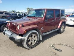 Salvage cars for sale at Riverview, FL auction: 2009 Jeep Wrangler Unlimited Sahara