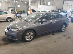 Honda salvage cars for sale: 2015 Honda Civic LX