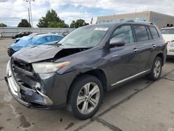 2013 Toyota Highlander Limited en venta en Littleton, CO