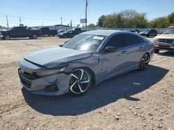 Salvage cars for sale at Oklahoma City, OK auction: 2021 Honda Accord Sport SE