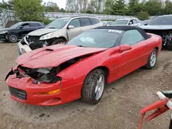 Salvage cars for sale at Davison, MI auction: 1999 Chevrolet Camaro Z28