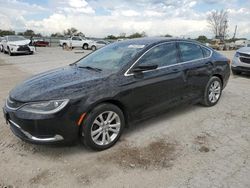 Salvage cars for sale at Kansas City, KS auction: 2016 Chrysler 200 Limited